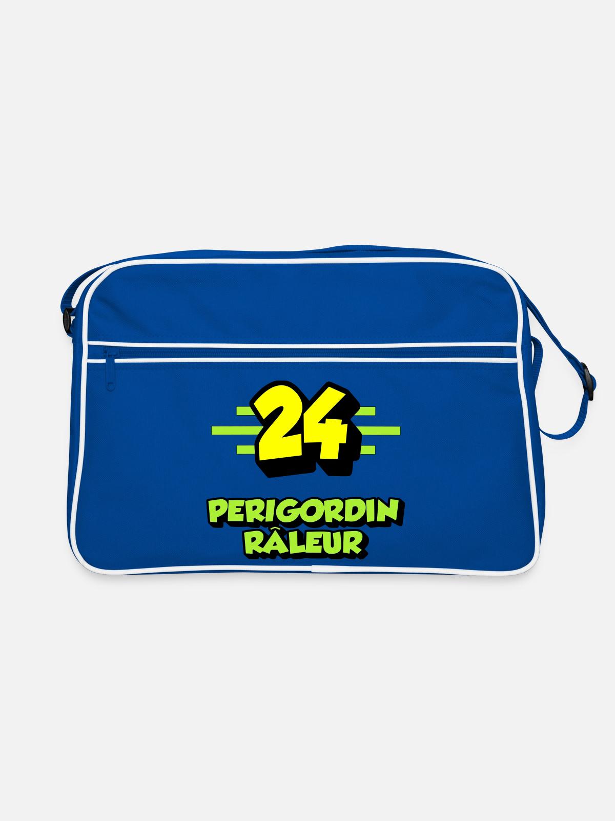 Complaining Périgordin - Retro Bag - blue/white - Front