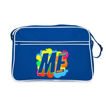 MOI & Moi-même - Sac Retro - bleu/blanc - Devant