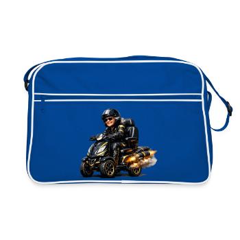 Scooter de mobilité Ardent - Sac Retro - bleu/blanc - Devant