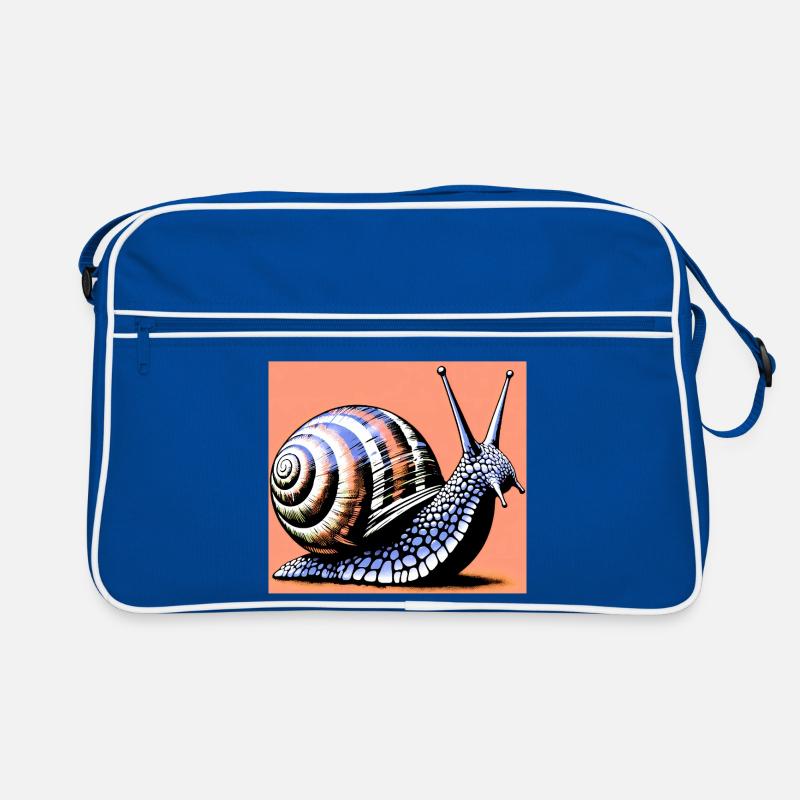Schnecke Retro Tasche