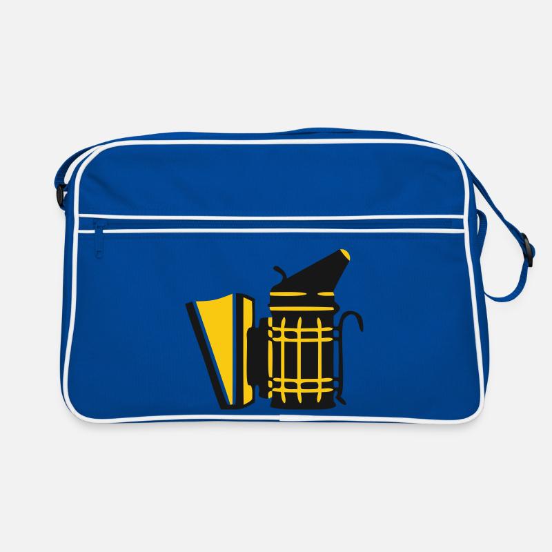 Beekeeper Smoker Beekeeping Bee Whisperer Logo Retro Bag