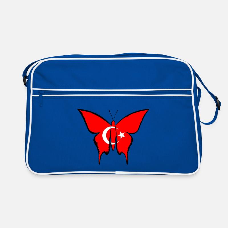 Drapeau de la dinde papillon Sac Retro