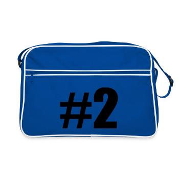 #2 - Sac Retro - bleu/blanc - Devant
