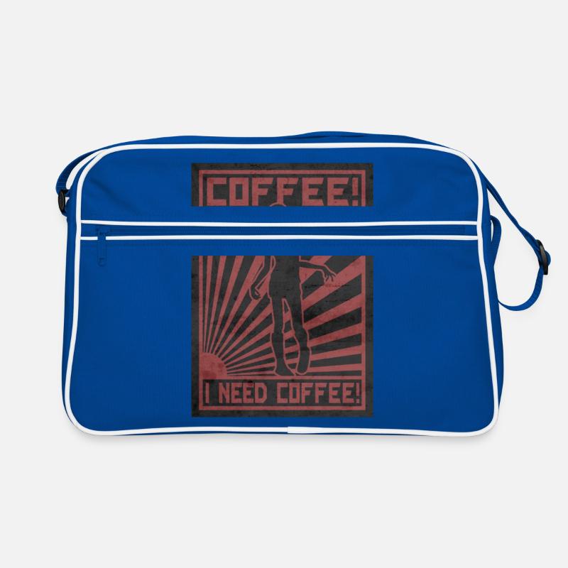 Coffee Zombie. I need Coffee Retro Bag