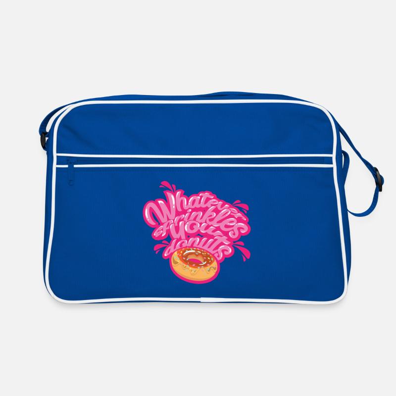 DONUT | Whatever Sprinkles Your Donuts - Retro Bag - blue/white