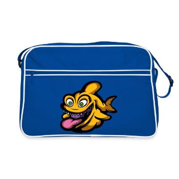 Piranha - Retro Bag - blue/white - Front