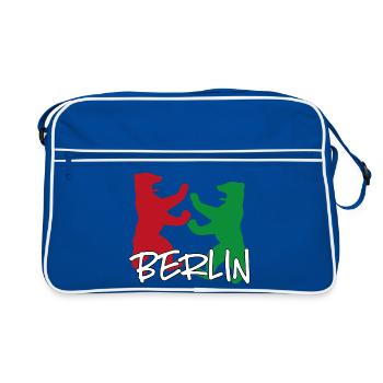 Berlin - Retro Bag - blue/white - Front