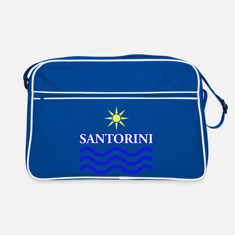 Sun and Waves Coastal Design Retro Bag