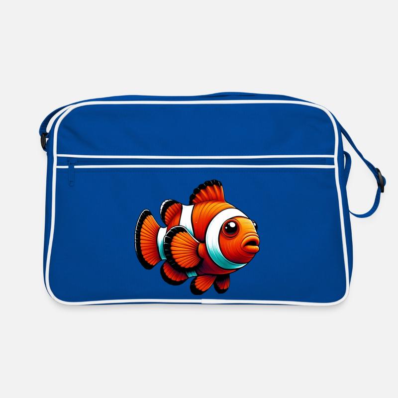 Clownfisch Retro Tasche
