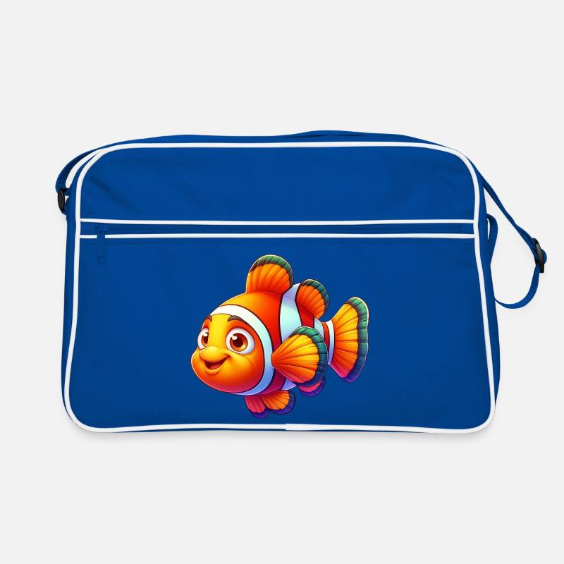 Clownfisch Retro Tasche