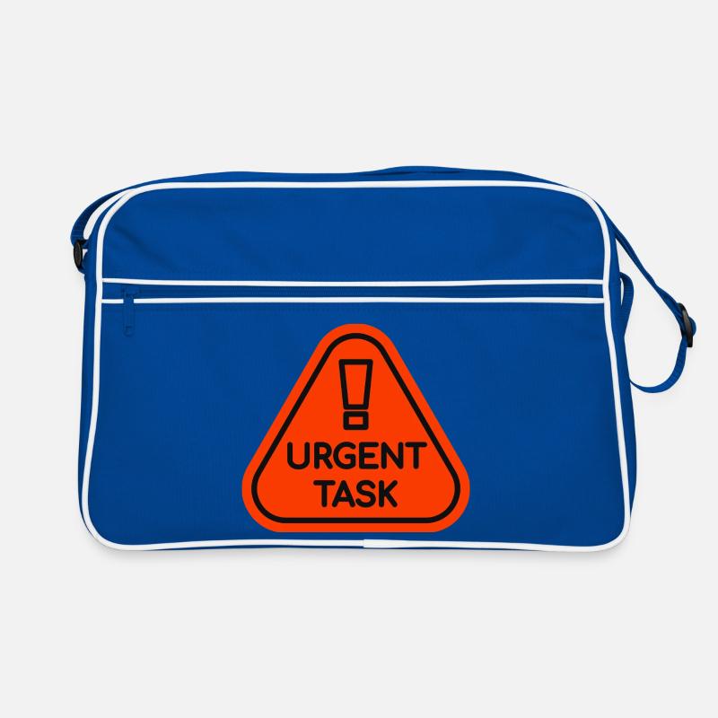Priority Signal for Urgent Tasks Retro Bag