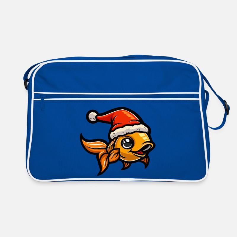 Noël du poisson rouge Sac Retro