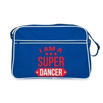 I'm a great dancer - Retro Bag - blue/white - Front