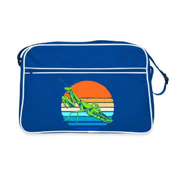 Worshipper Mantis Mantis - Retro Bag - blue/white - Front