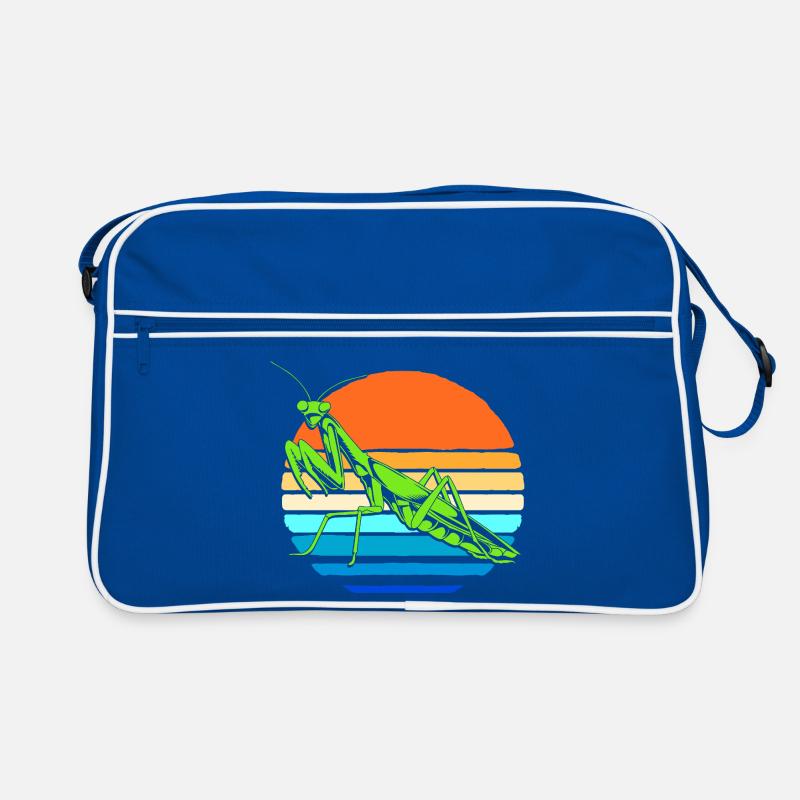 Gottesanbeter Gottesanbeterin Mantis Retro Tasche