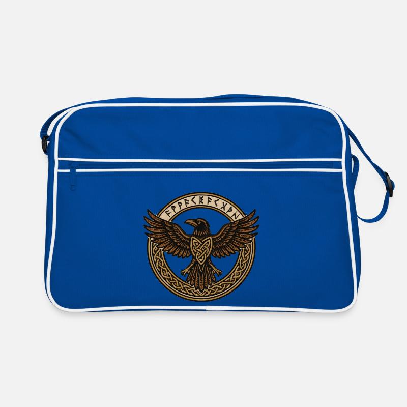 Ravenlord in the Rune Circle Retro Bag