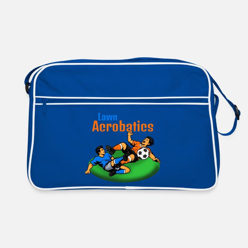 Lawn Acrobats Fußballakrobaten (Blutgrätsche) Retro Tasche