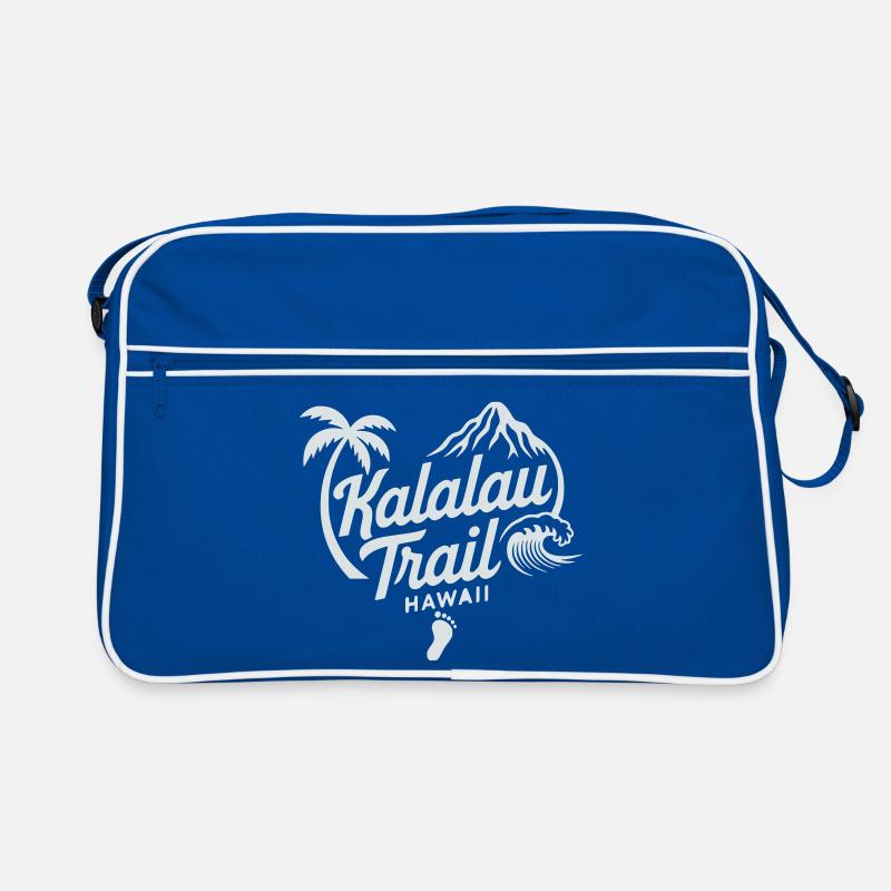 Motif du sentier Kalalau Hawaii - Couleur de design variable Sac Retro
