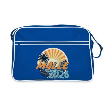 Malle 2026 - Sac Retro - bleu/blanc - Devant