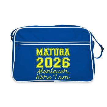 Matura 2026 Spruch - Sac Retro - bleu/blanc - Devant