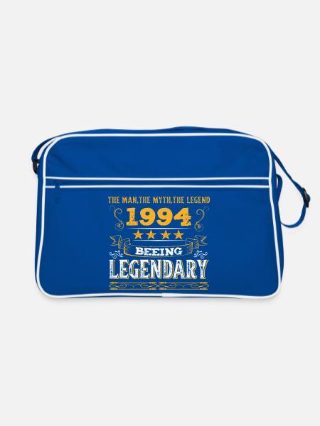 Birthday legendär 1994 - Retro Tasche - Blau/Weiß