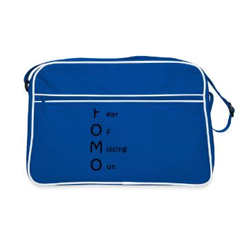 FOMO - Sac Retro - bleu/blanc - Devant