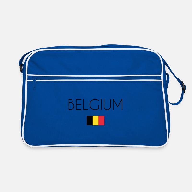 Drapeau Belgique drapeau national cadeau Sac Retro