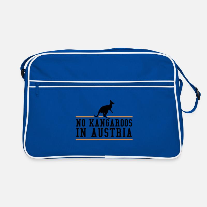 Kangaroo Silhouette Austria Oesterreich Geschenk Retro Tasche