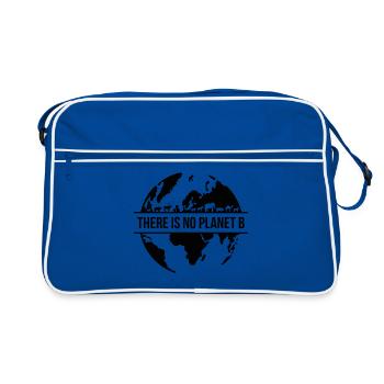 Nature Protection de l'environnement Cadeau Terre Mère - Sac Retro - bleu/blanc - Devant