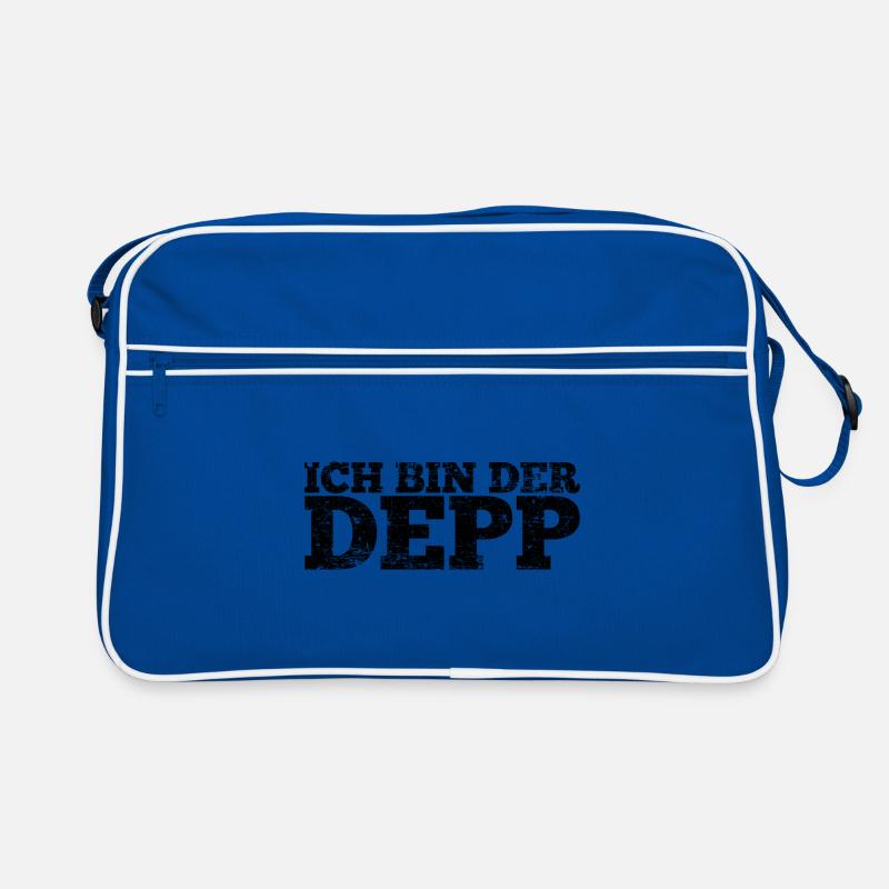 Depp Party Spruch Geschenk Retro Tasche