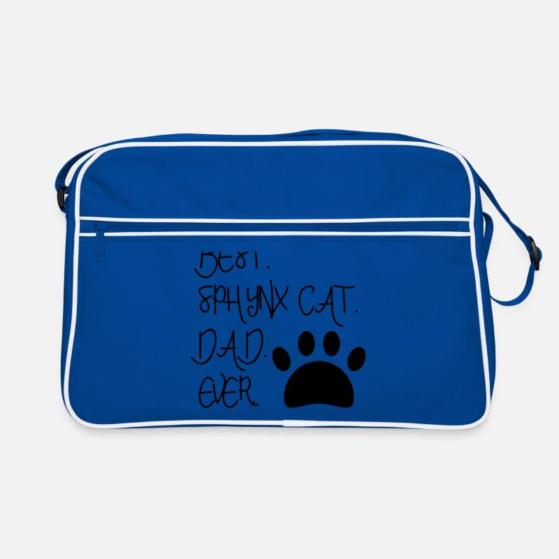 Best Sphynx cat dad ever Geschenk Retro Tasche