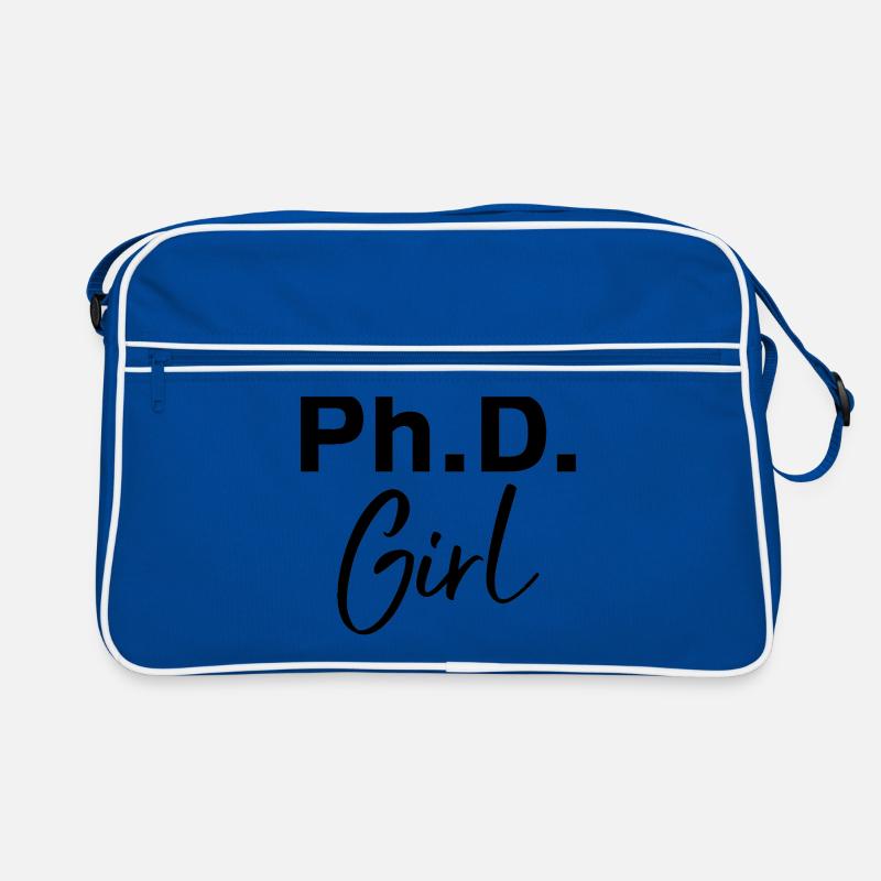 Phd Girl Phd Abschluss Geschenk Retro Tasche
