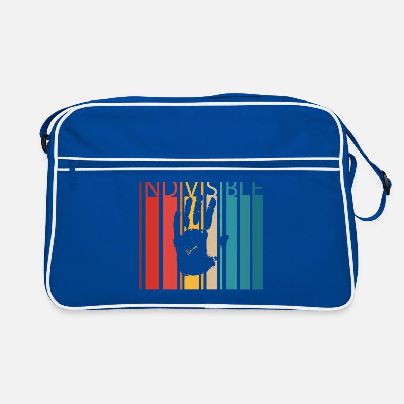 Indivisible antiracism gift Retro Bag
