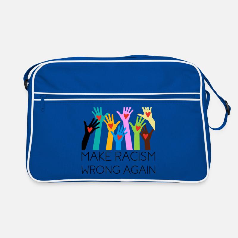 Make Racism Wrong Again Antirassismus Geschenk Retro Tasche