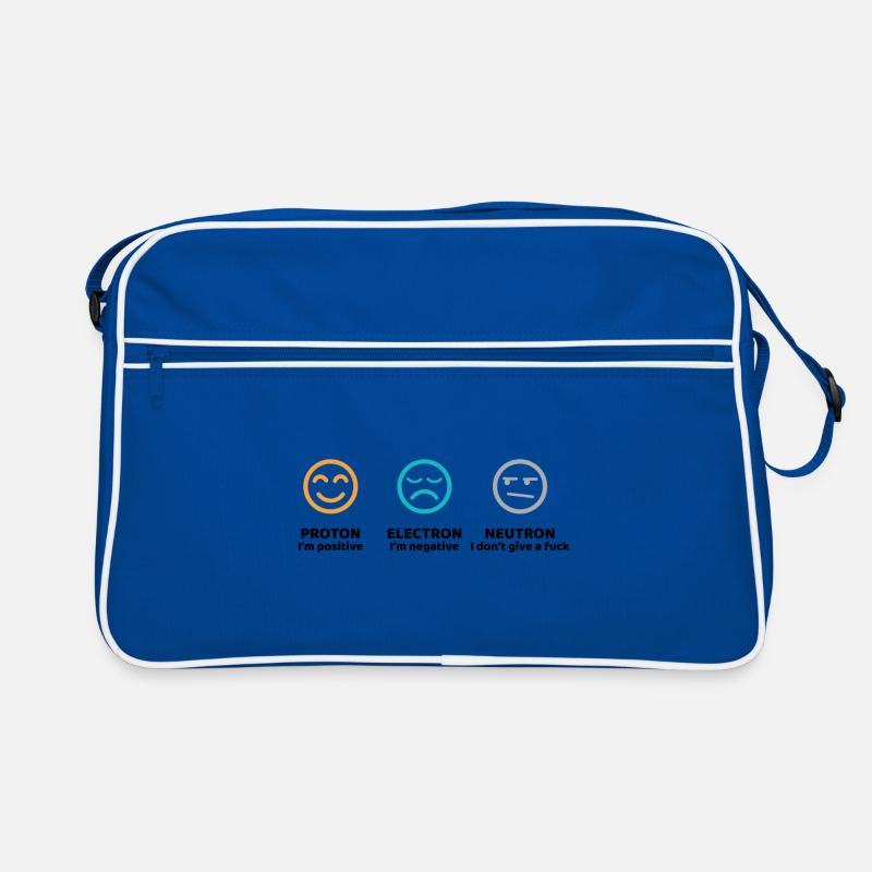 Proton Electron Neutron Science Gift Retro Bag