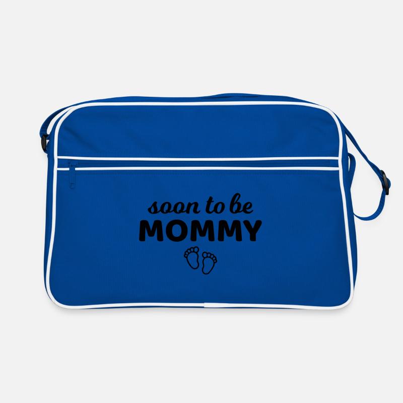 Werdende Mutter Schwanger Mama Geschenk Retro Tasche