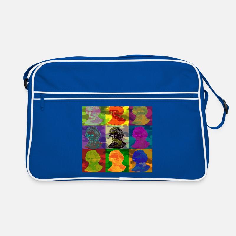 Pop-Art Ludwig van Beethoven Retro Tasche