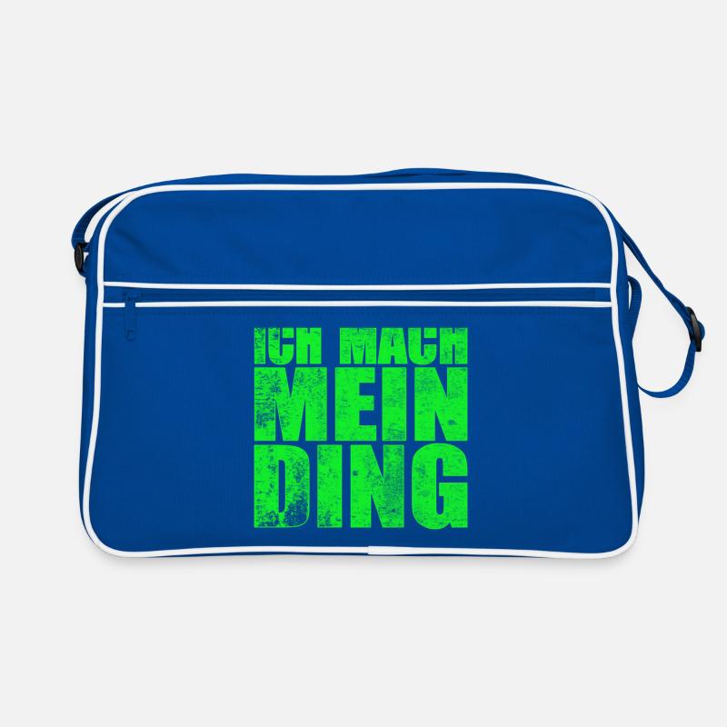 Ich mach mein Ding | Motivation Geschenkidee Retro Tasche