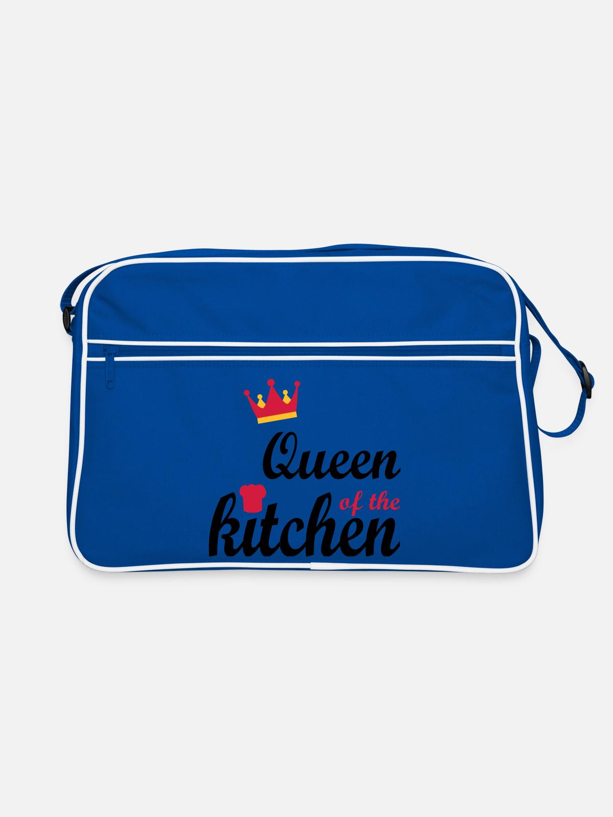 cooking - Retro Bag - blue/white - Front