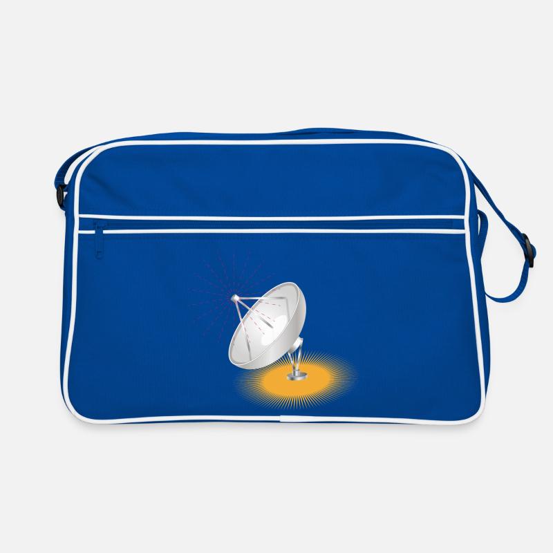 Satellite dish as a design element Retro Bag