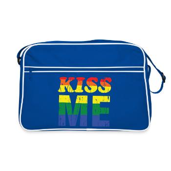 Reggae Stylish Pride Design - Sac Retro - bleu/blanc - Devant