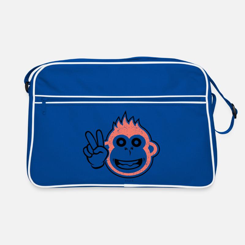 Peace monkey Retro Bag