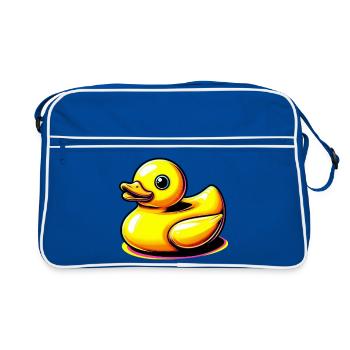 Duckling Duck Duck - Retro Bag - blue/white - Front