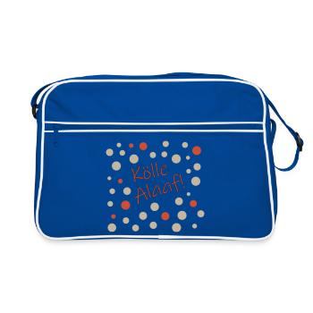 Kölle Alaaf - Retro Tasche - Blau/Weiß - Vorne