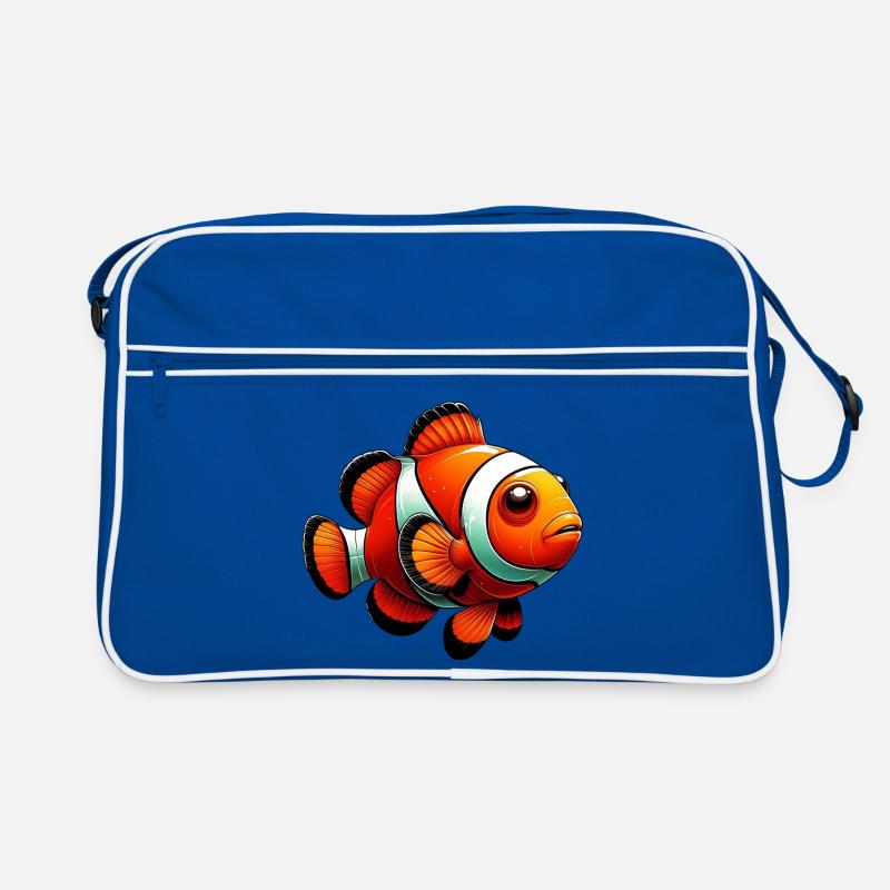 Clownfisch Retro Tasche