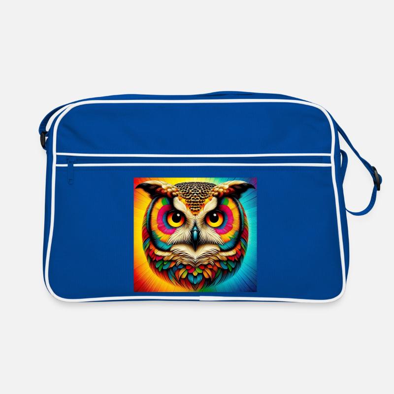 Eule Retro Tasche