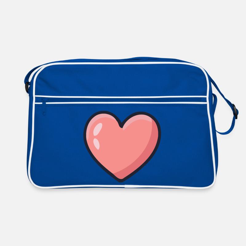 Graphic Rosé Heart Retro Bag