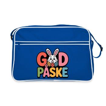 Humour de Pâques - Sac Retro - bleu/blanc - Devant