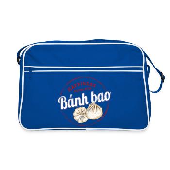 Bánh Bao Dumpling or Baozi Vintage Dumpling - Retro Bag - blue/white - Front