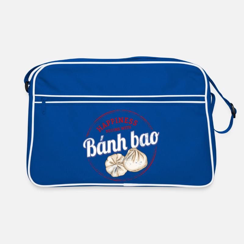 Bánh Bao Dumpling oder Baozi Vintage Teigtasche Retro Tasche